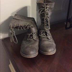 Adorable laced up booties