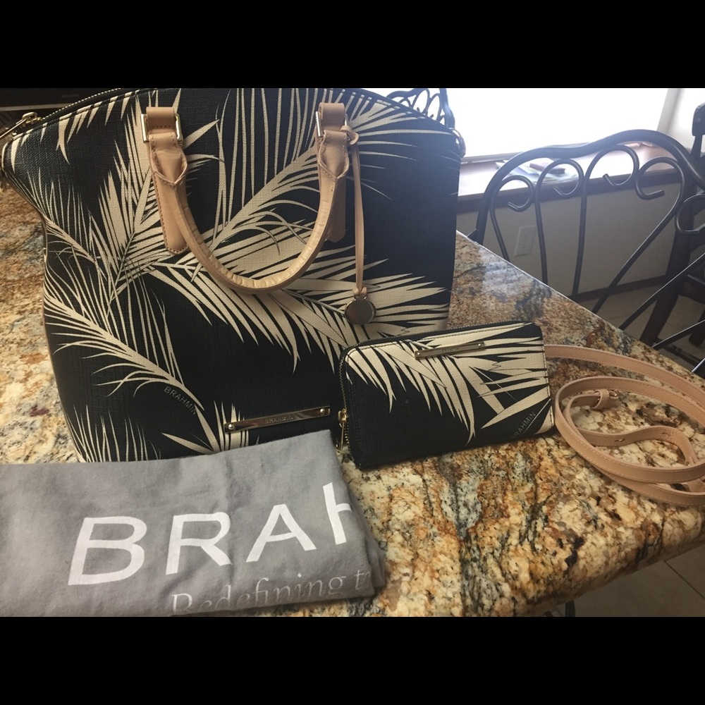 Brahmin Duxbury Handbag and matching wallet