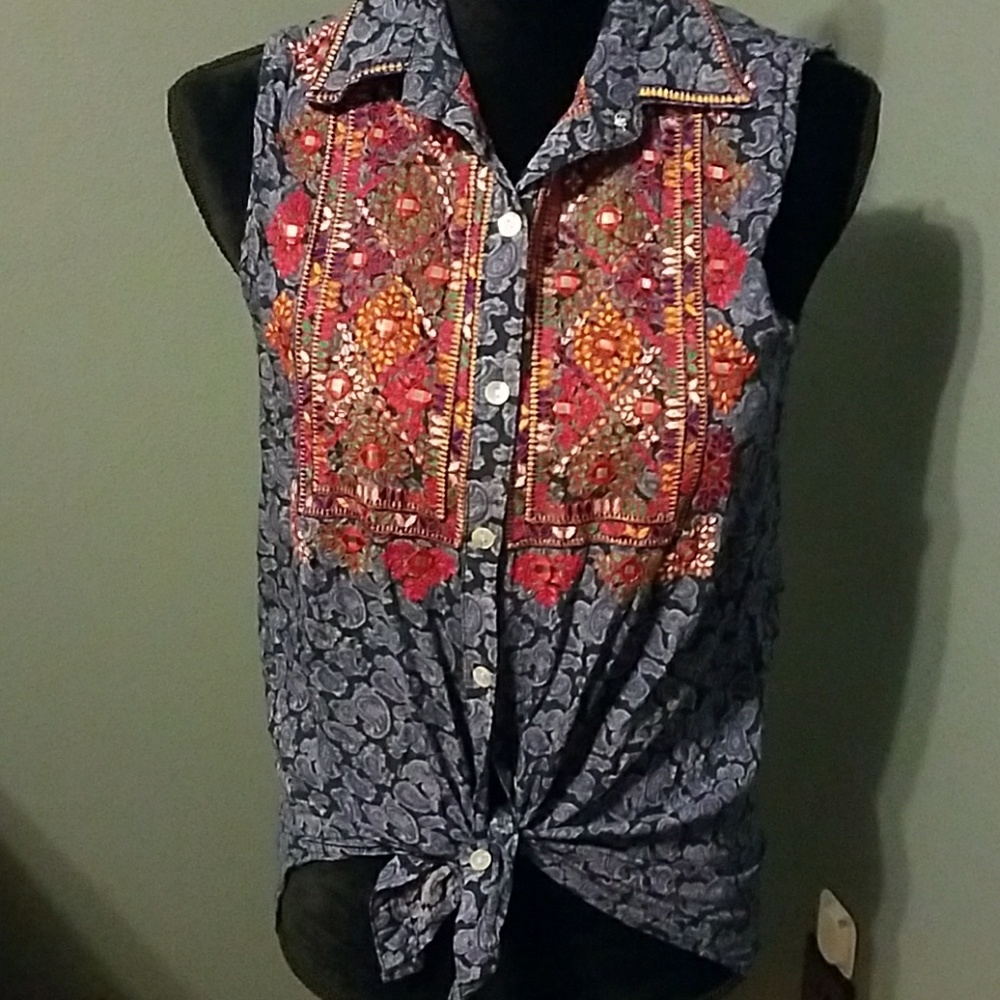 Bohemian style tank top