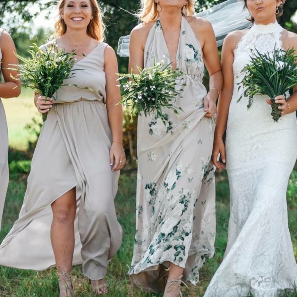 Show Me Your MuMu maxi halter in bouquet