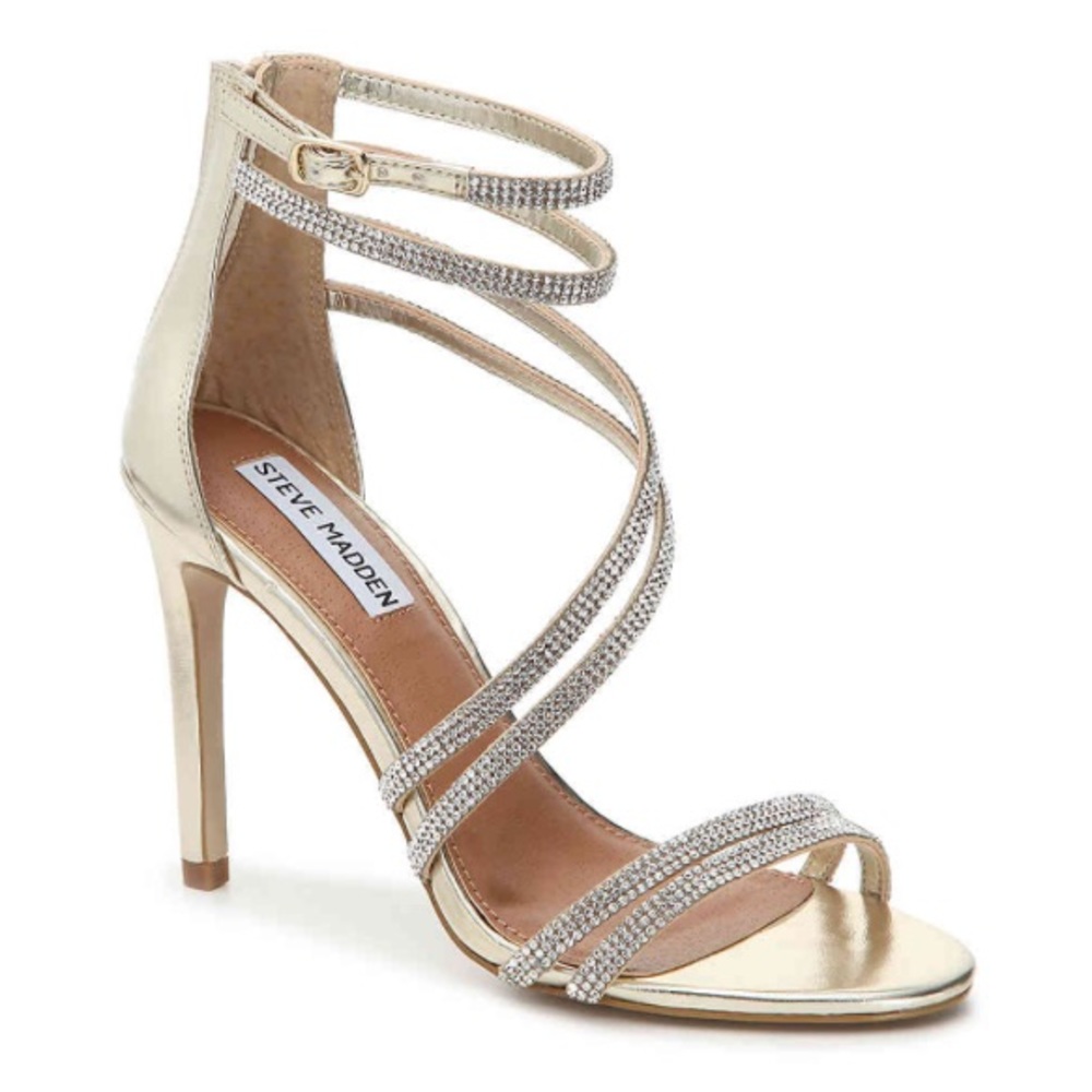 Gold metallic Steve Madden shoes