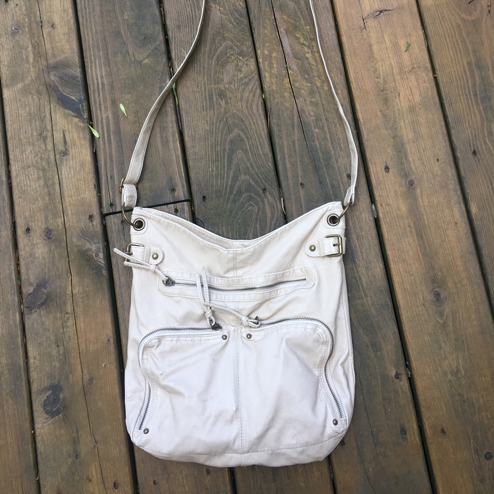 Cream Crossbody Bag