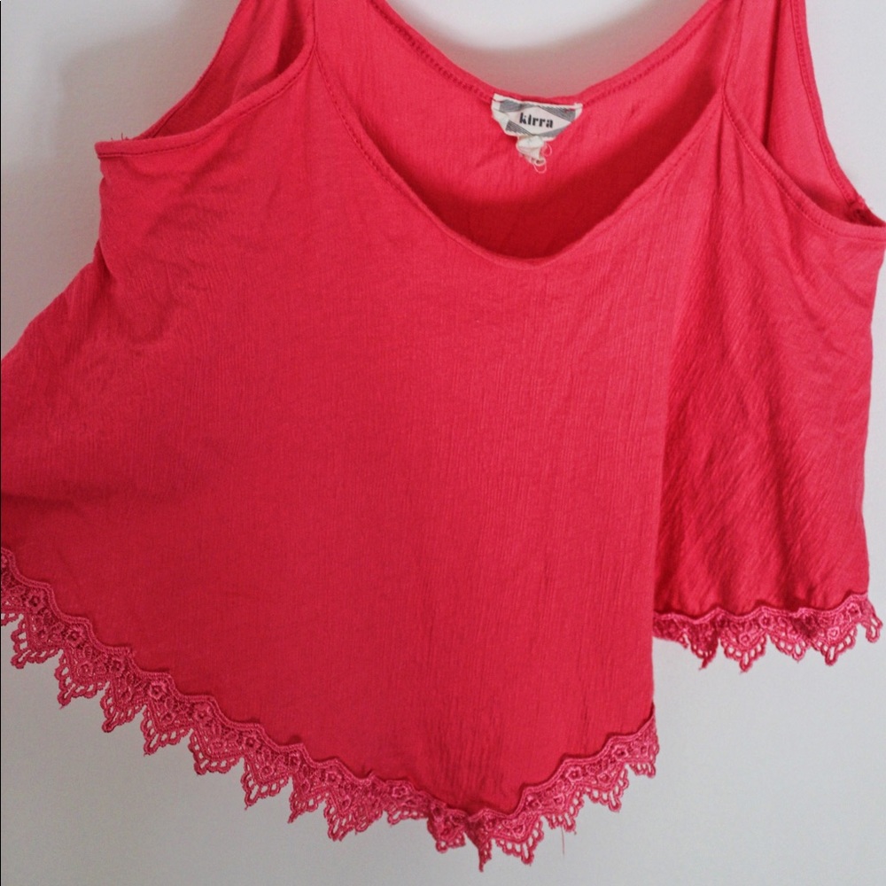 Pac Sun Coral Crop Top