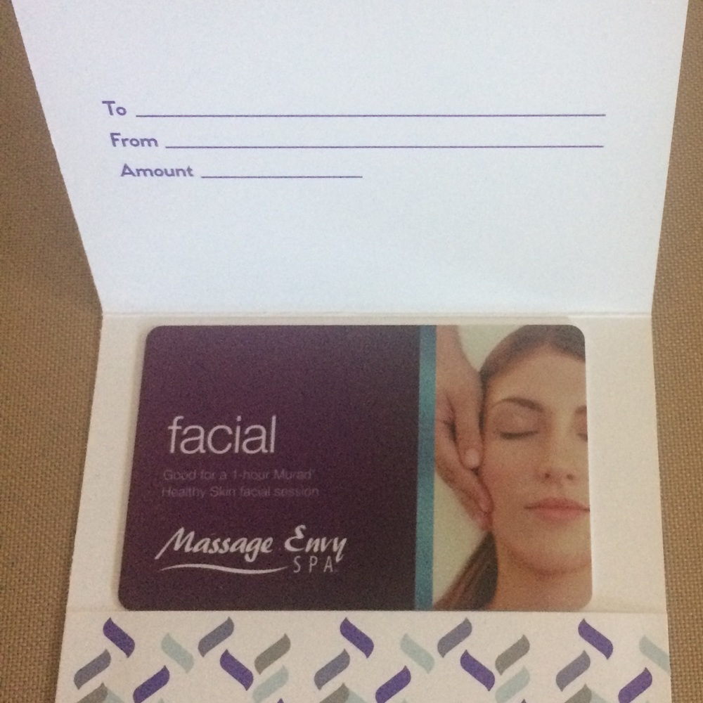 Massage Envy Facial Gift Card