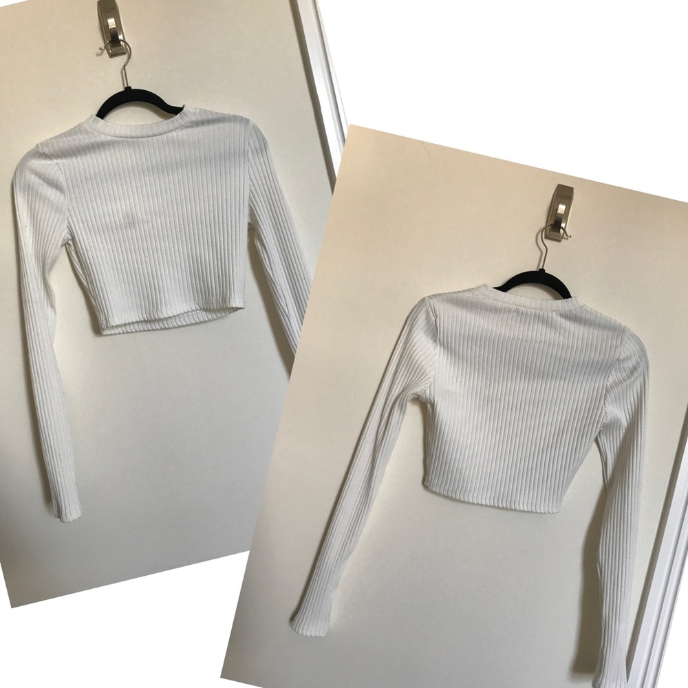 Ribbed long sleeve shirt