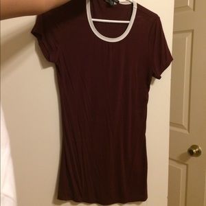Burgundy T-shirt