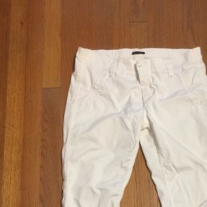 Massimo Dutti white pants size 10