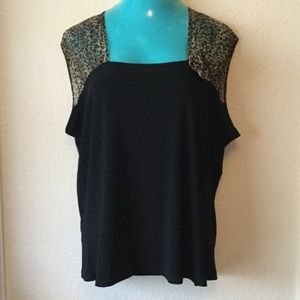 Animal print sleeveless Blouse
