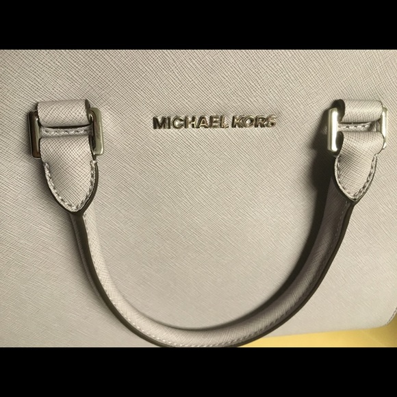 MK Selma Saffiano Leather Medium Satchel - Picture 7 of 8