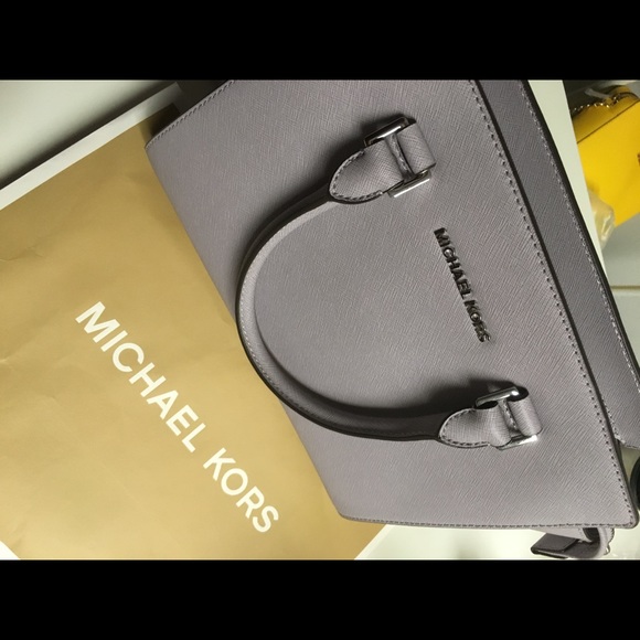 MK Selma Saffiano Leather Medium Satchel - Picture 8 of 8