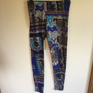 Patterned hippie leggings