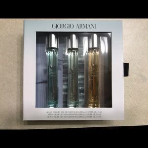 Giorgio Armani roller ball Perfume Set