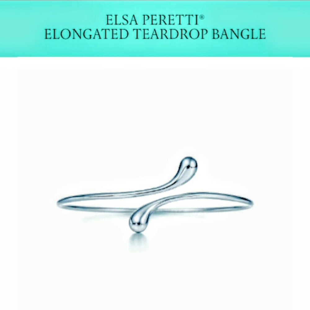 Authentic TIFFANY & CO. Teardrop Bangle