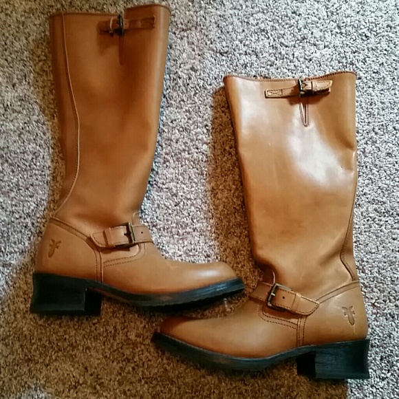 Frye Shoes - Frye boots, caramel tan, size 7