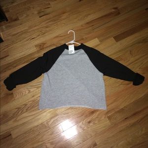 Women's long sleeve baseball tee