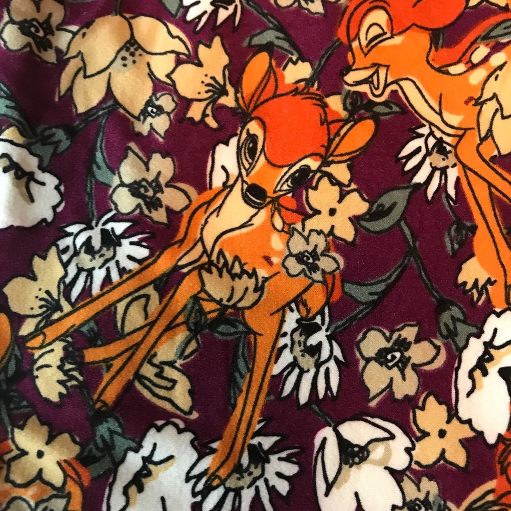 Lularoe TC Disney BAMBI Leggings BNWT