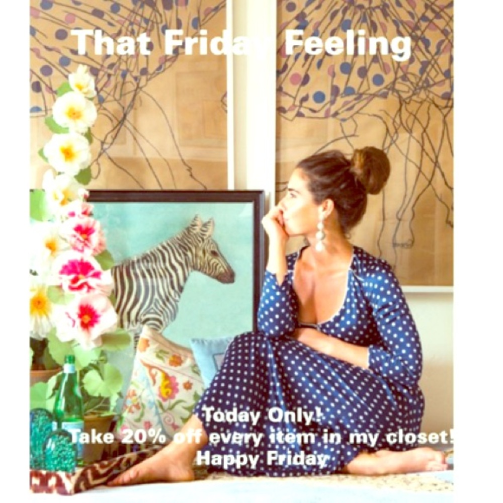 Take 20% off every item in my closet!