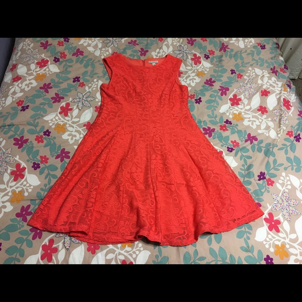 Orange formal dress