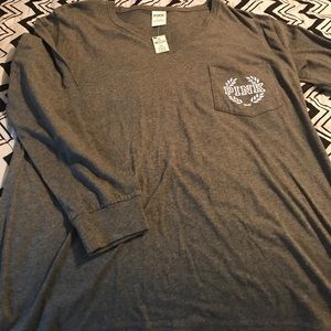Pink Victoria's Secret V-Neck long sleeve shirt