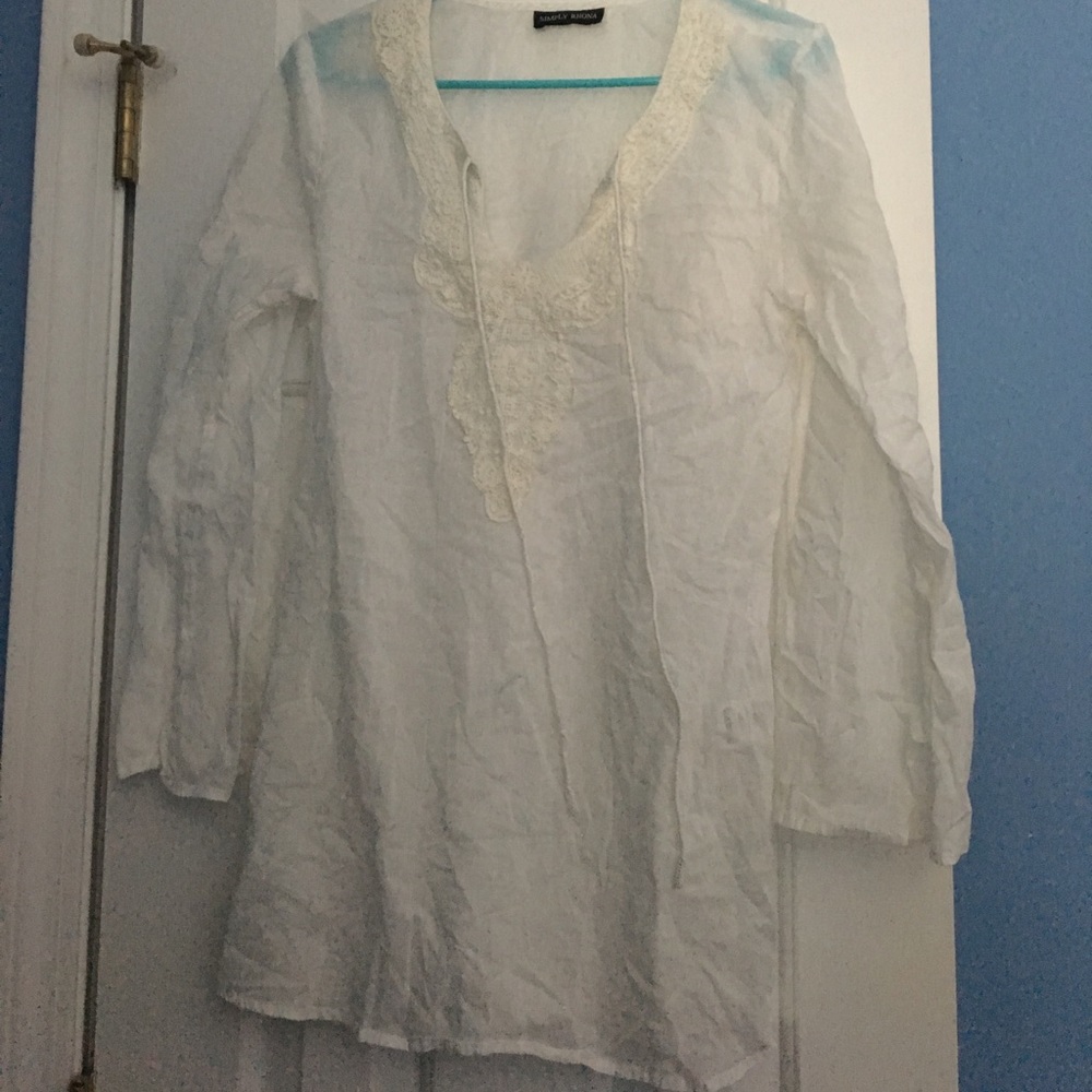 Blouse/// beach cover up