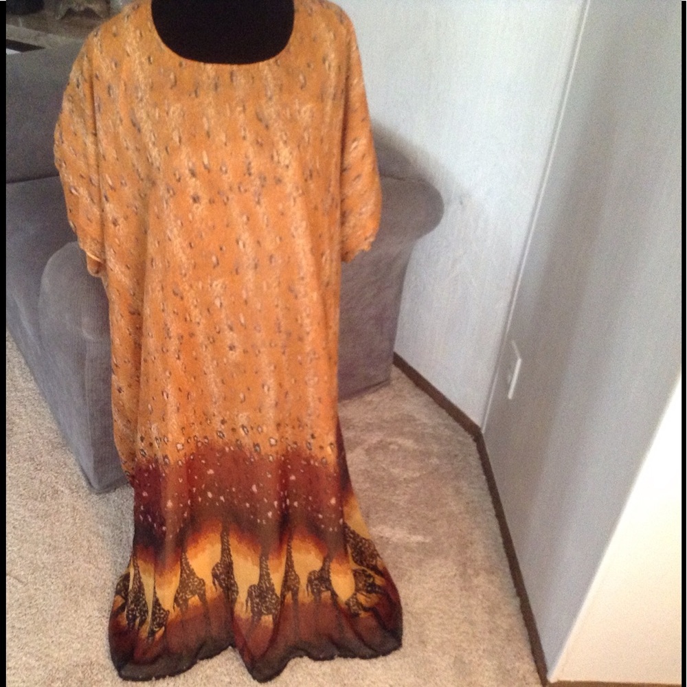 52" long 'caftan' style dress