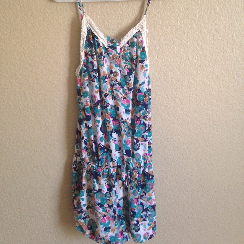 Colorful girls romper.
