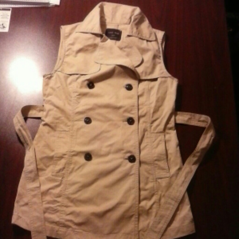 SIZE S "LOVE TREE" New Trench Vest