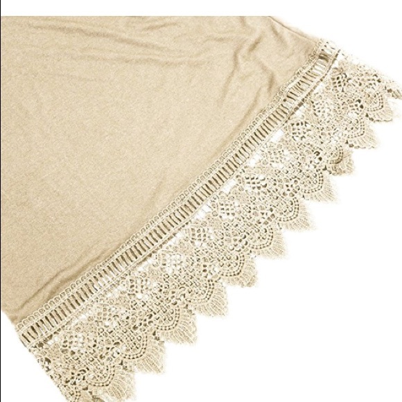 1 Left! Long Sleeve Lace Trim Tunic/Dress - Picture 3 of 3