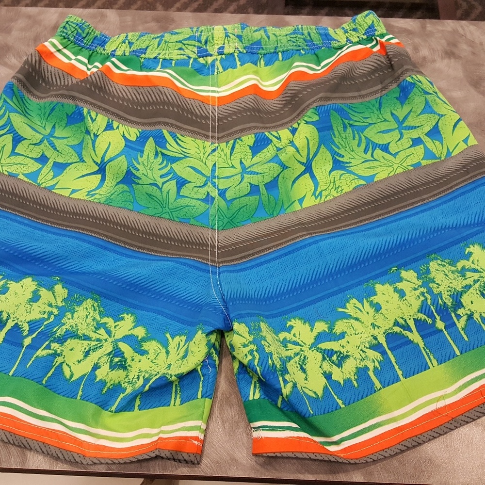 Men's tropical swim trunk