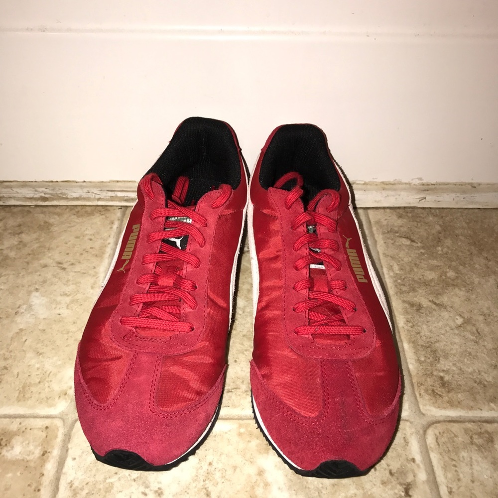 Red and White Women Puma