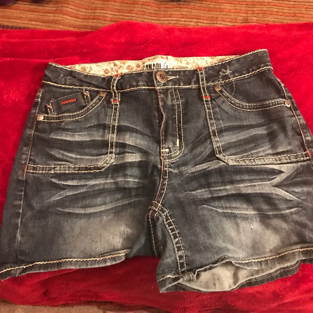 Denim shorts