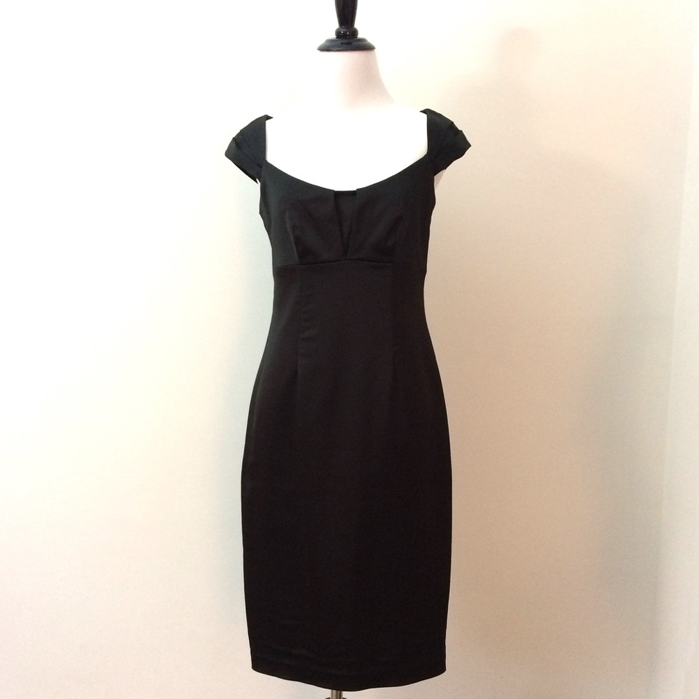 David Meister Black Evening Dress, 4