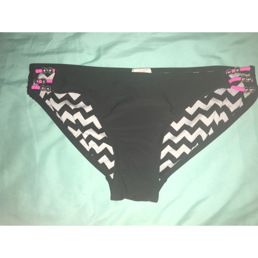 Black bikini bottom