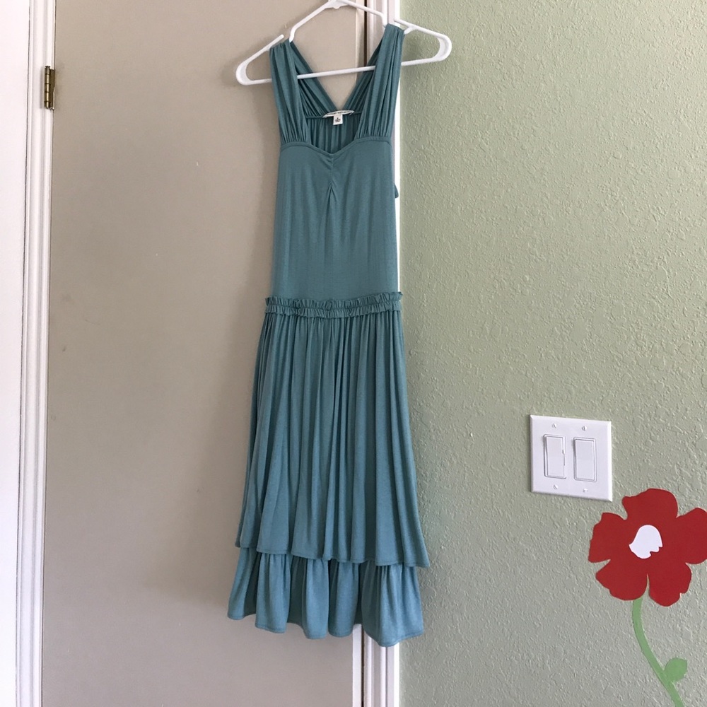 Banana Republic blue layered dress