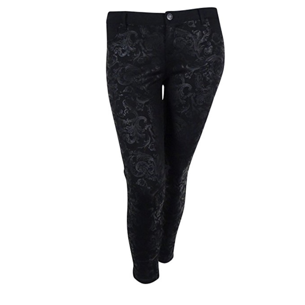 Celebrity Pink Jrs' Paisley Print Skinny Pants