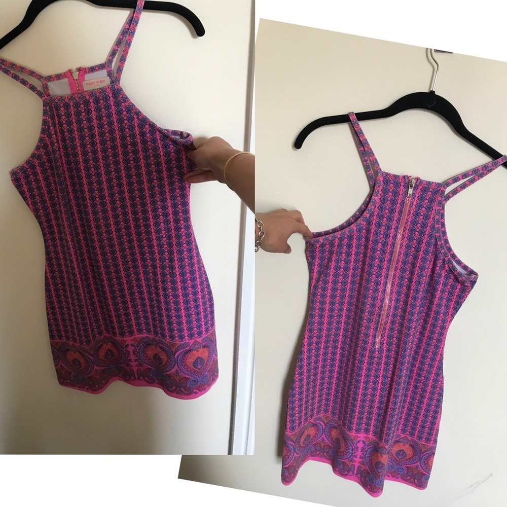 Colorful bodycon dress