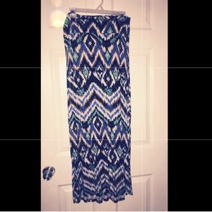 Rue 21 tribal print maxi skirt