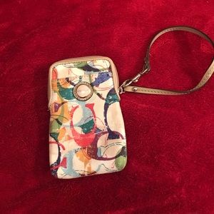 Coach wallet/phone holder