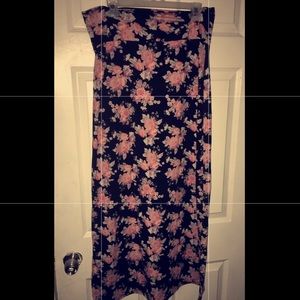Rue 21 floral print maxi skirt
