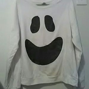 A cute Halloween ghost sweater