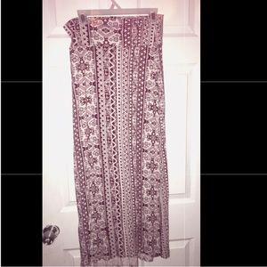 Rue 21 tribal print maxi skirt