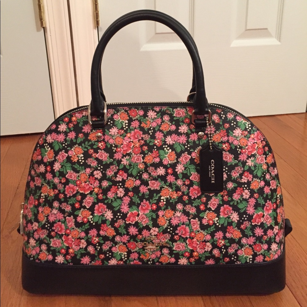 Floral Coach Bag