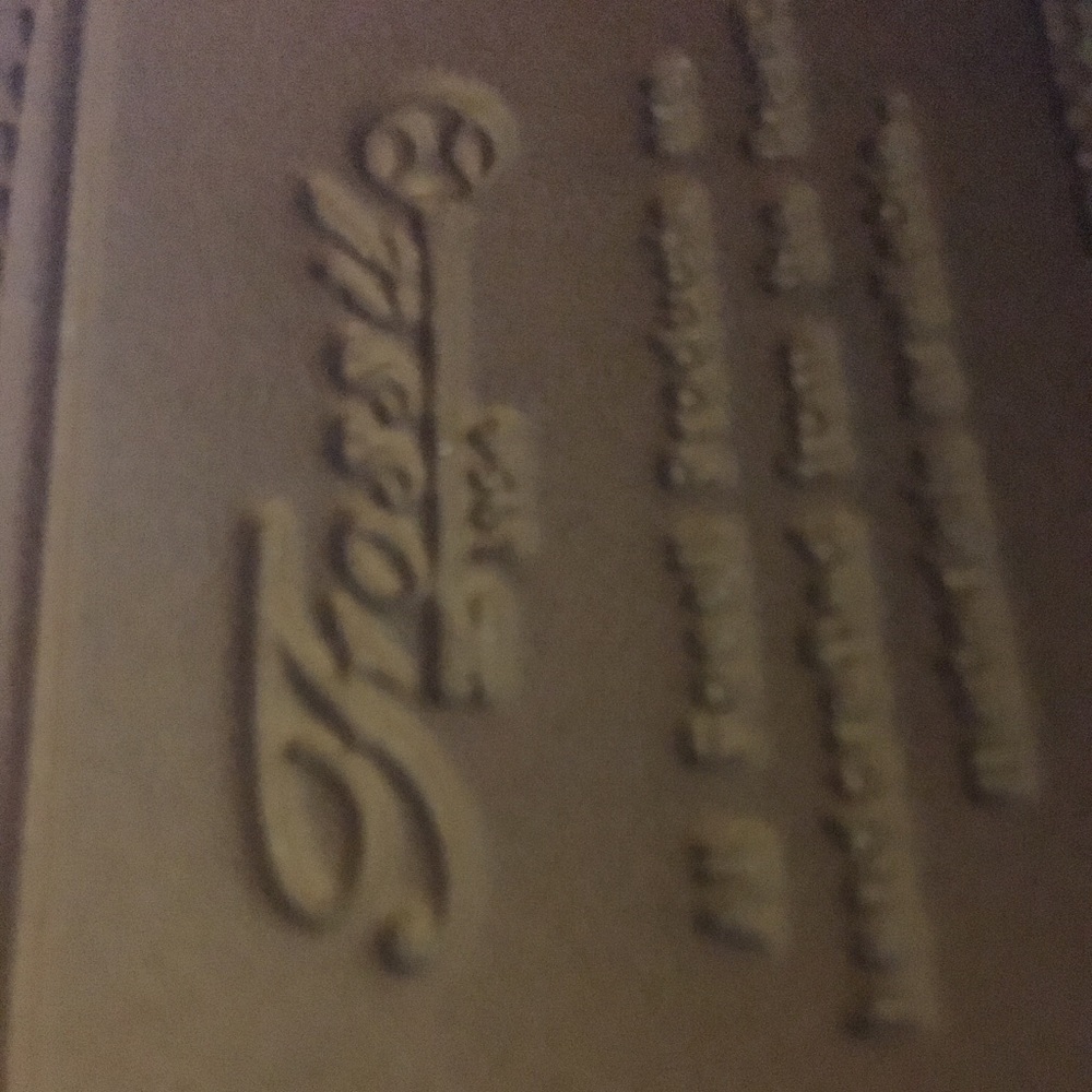 Fossil leather purse
