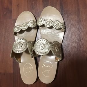 JACK ROGERS Lauren Raffia Sandal