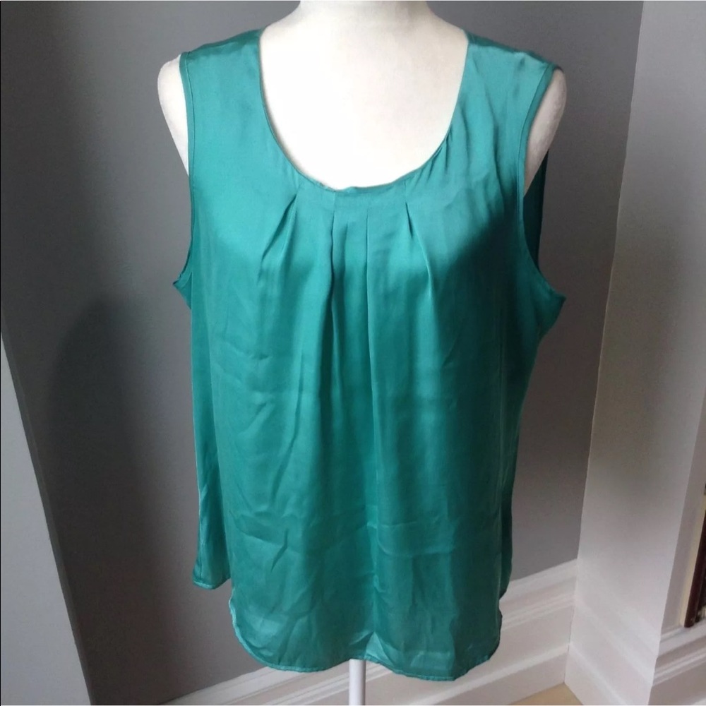 Silk tank top