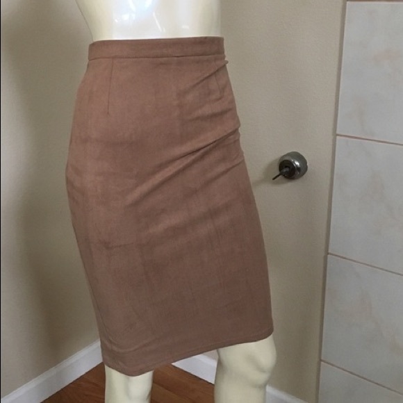 LF Faith in Love Cognac Suede Midi - Picture 3 of 5