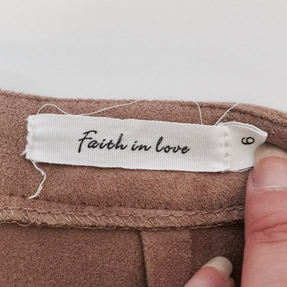 LF Faith in Love Cognac Suede Midi - Picture 4 of 5