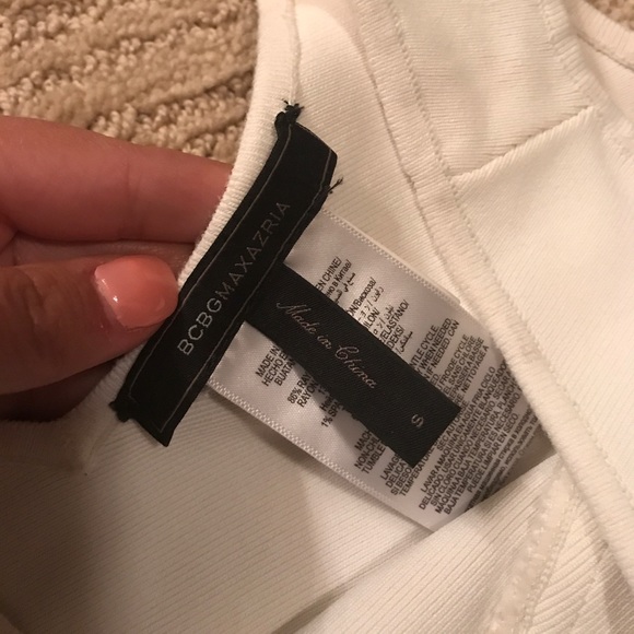 BCBG crop top and skirt set