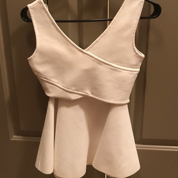 BCBG crop top and skirt set