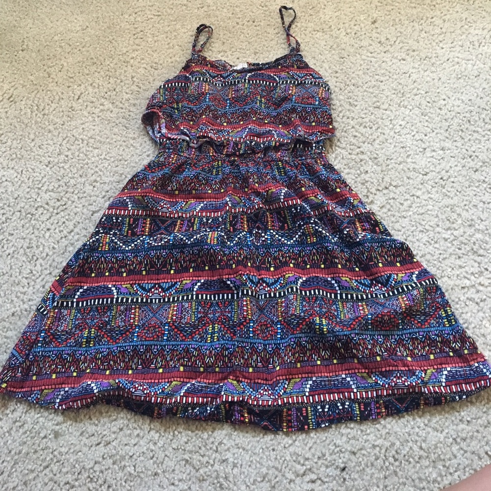 Multi colored mini dress